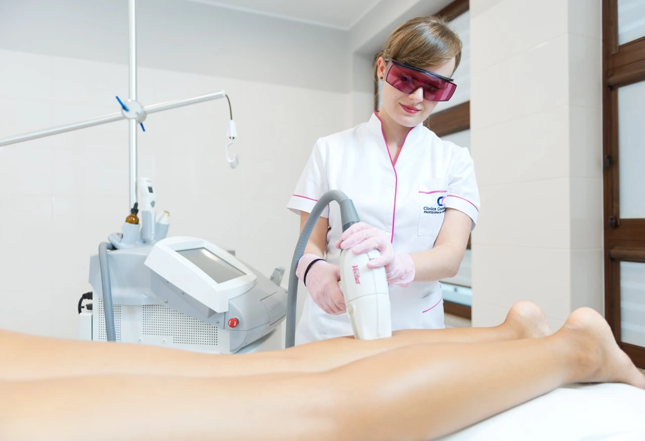 Depilacja laserowa nogi
