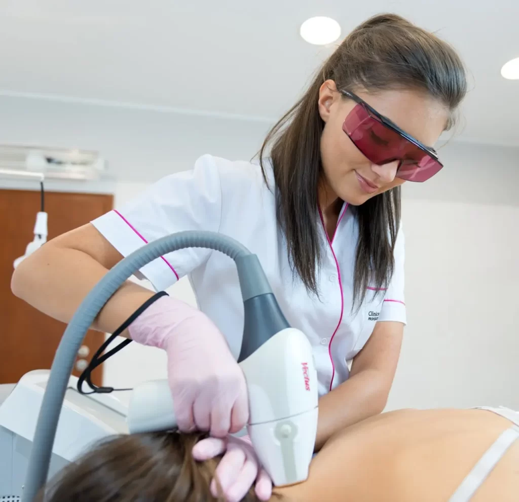 Depilacja laserowa szyja i kark
