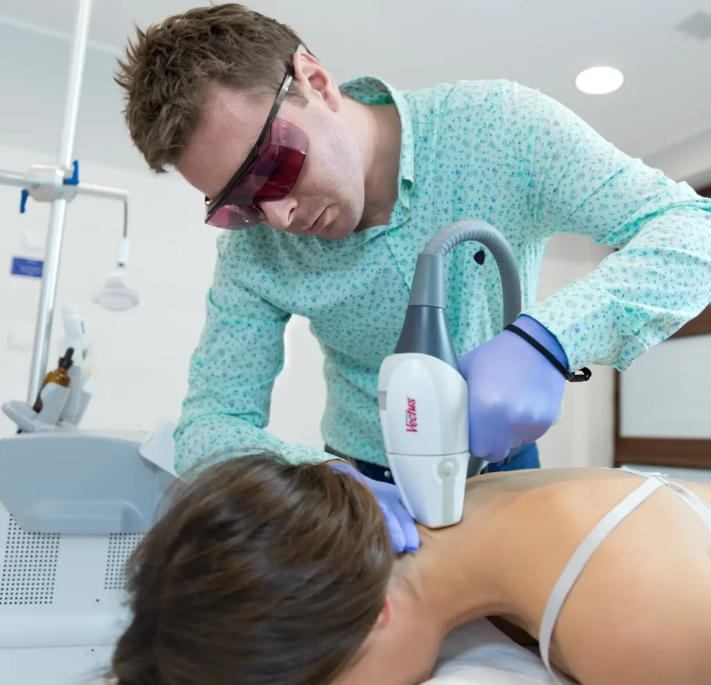 Depilacja laserowa szyja i kark