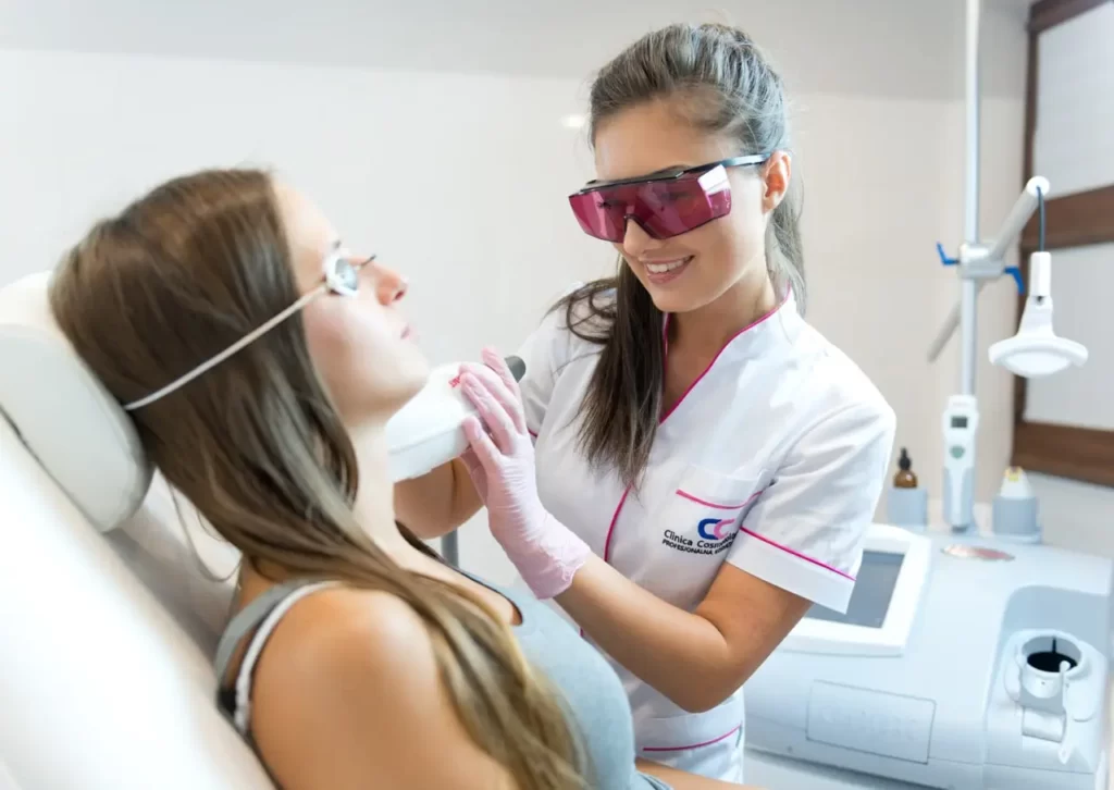 Depilacja laserowa szyja i kark